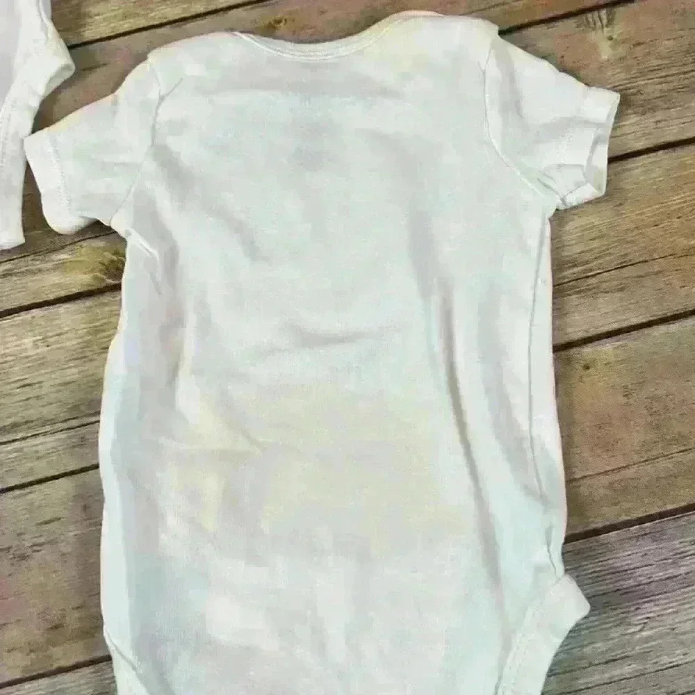 White 3 Month Carter’s Onesies - Picture 6 of 7